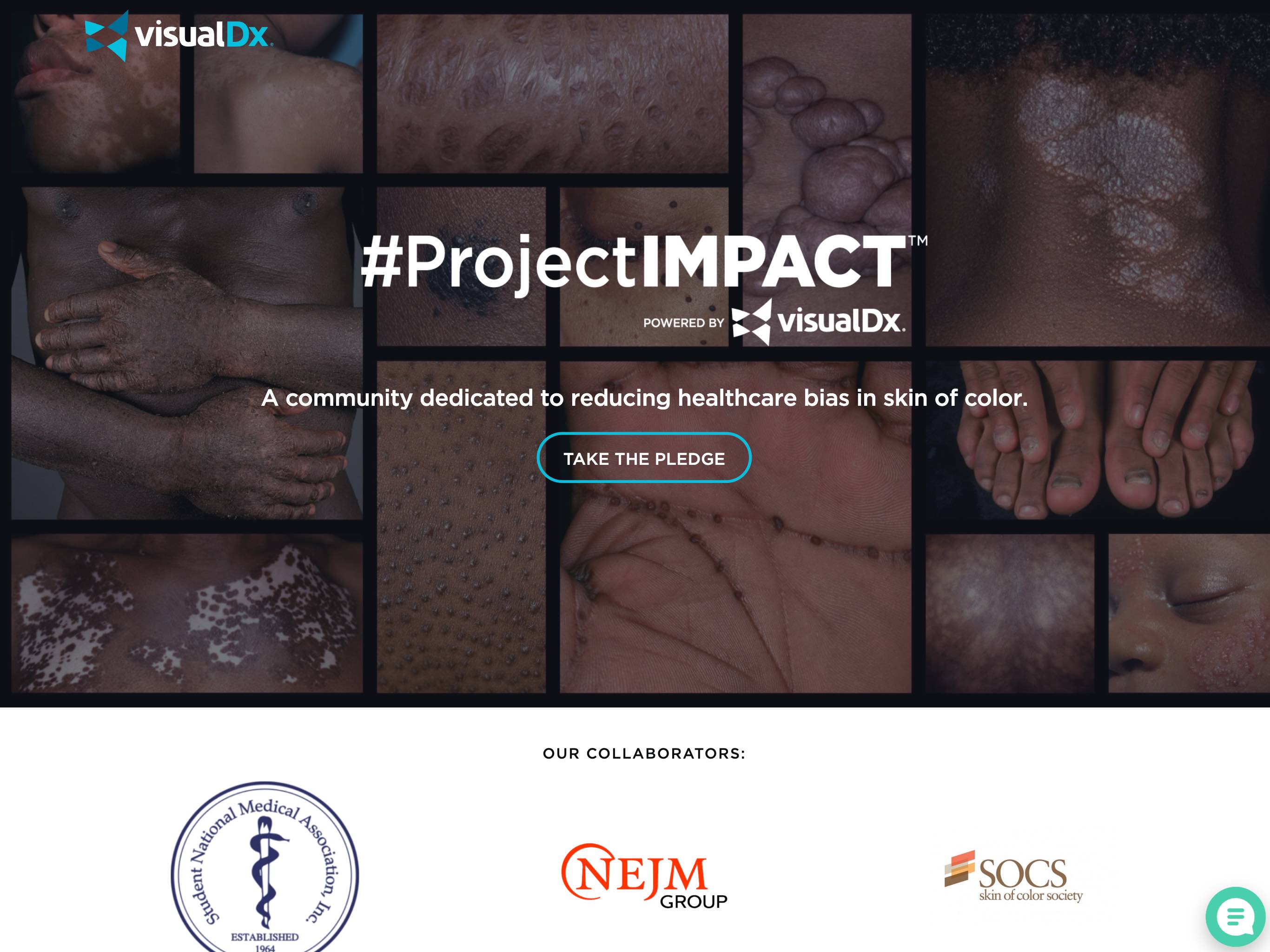 ProjectImpact.org website screenshot